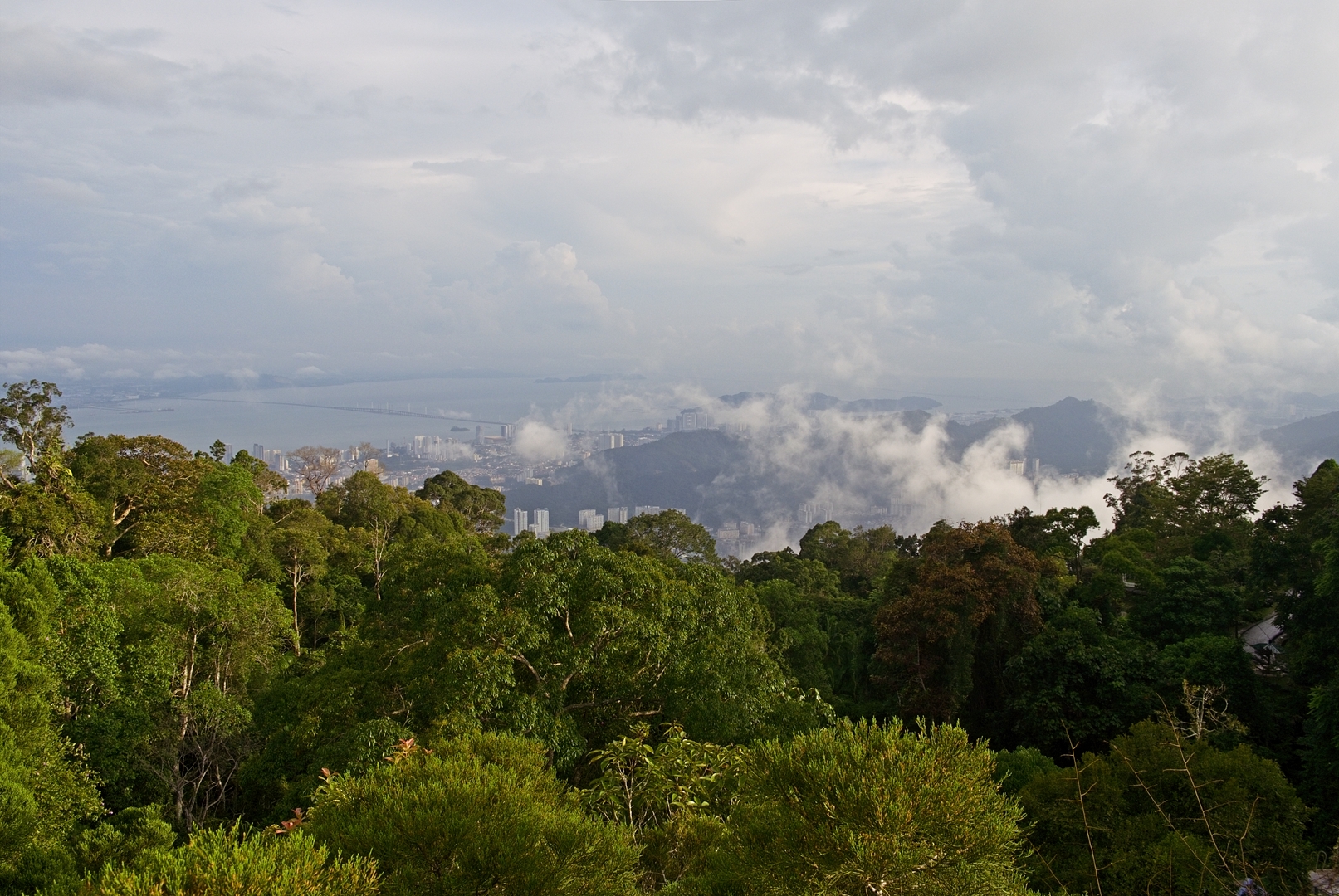 Widok z Penang Hill.