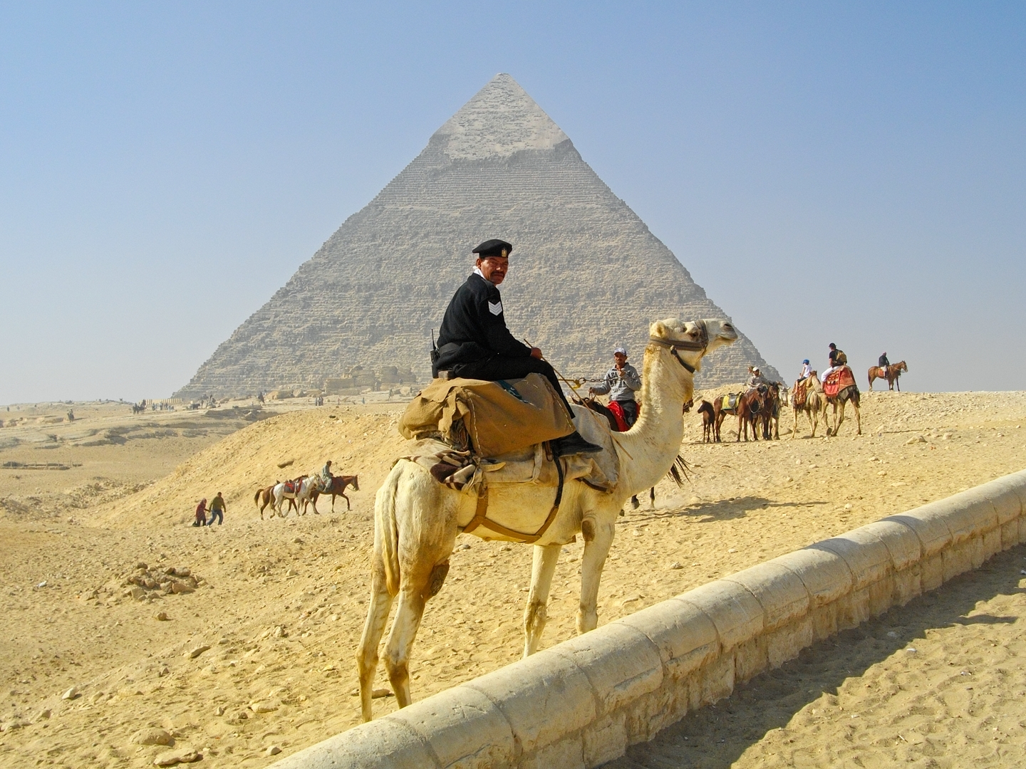 Giza, Piramida Chefrena.